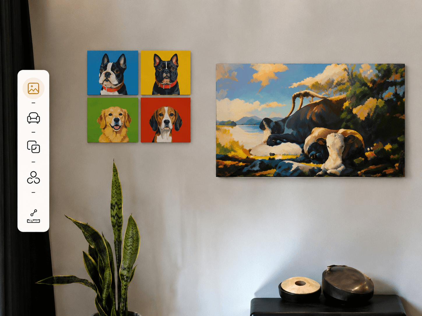 Multiple Artworks